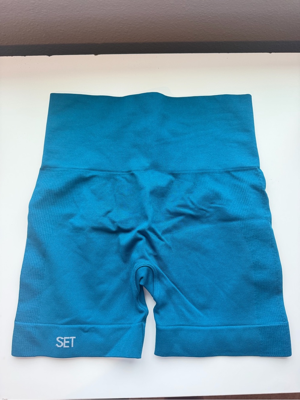 SET ACTIVE blue workout shorts